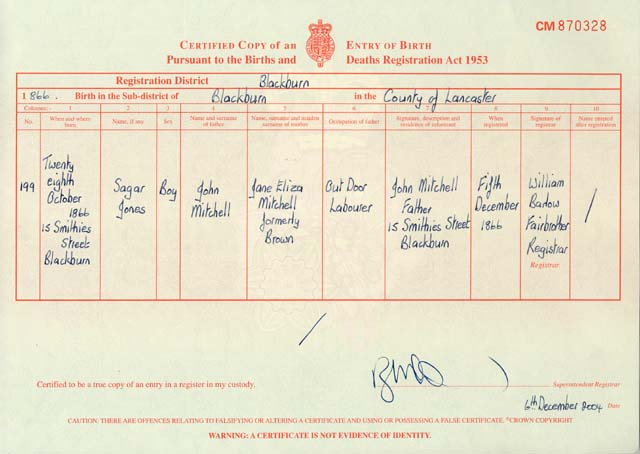 Sagar Mitchell Birth Certificate.jpg