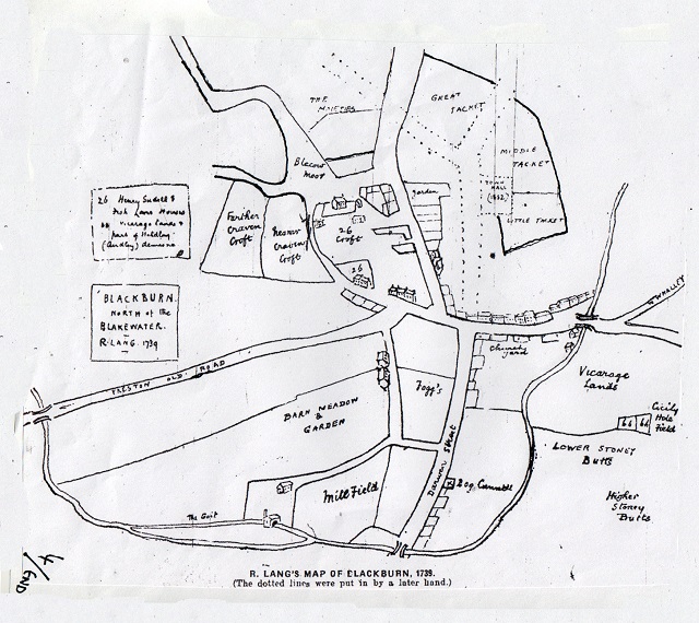 Langs Map of Blackburn 1739.jpg