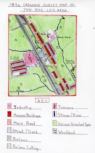 1894 Ordnanc3e Survey Map of Roe Lee 062 on.jpg