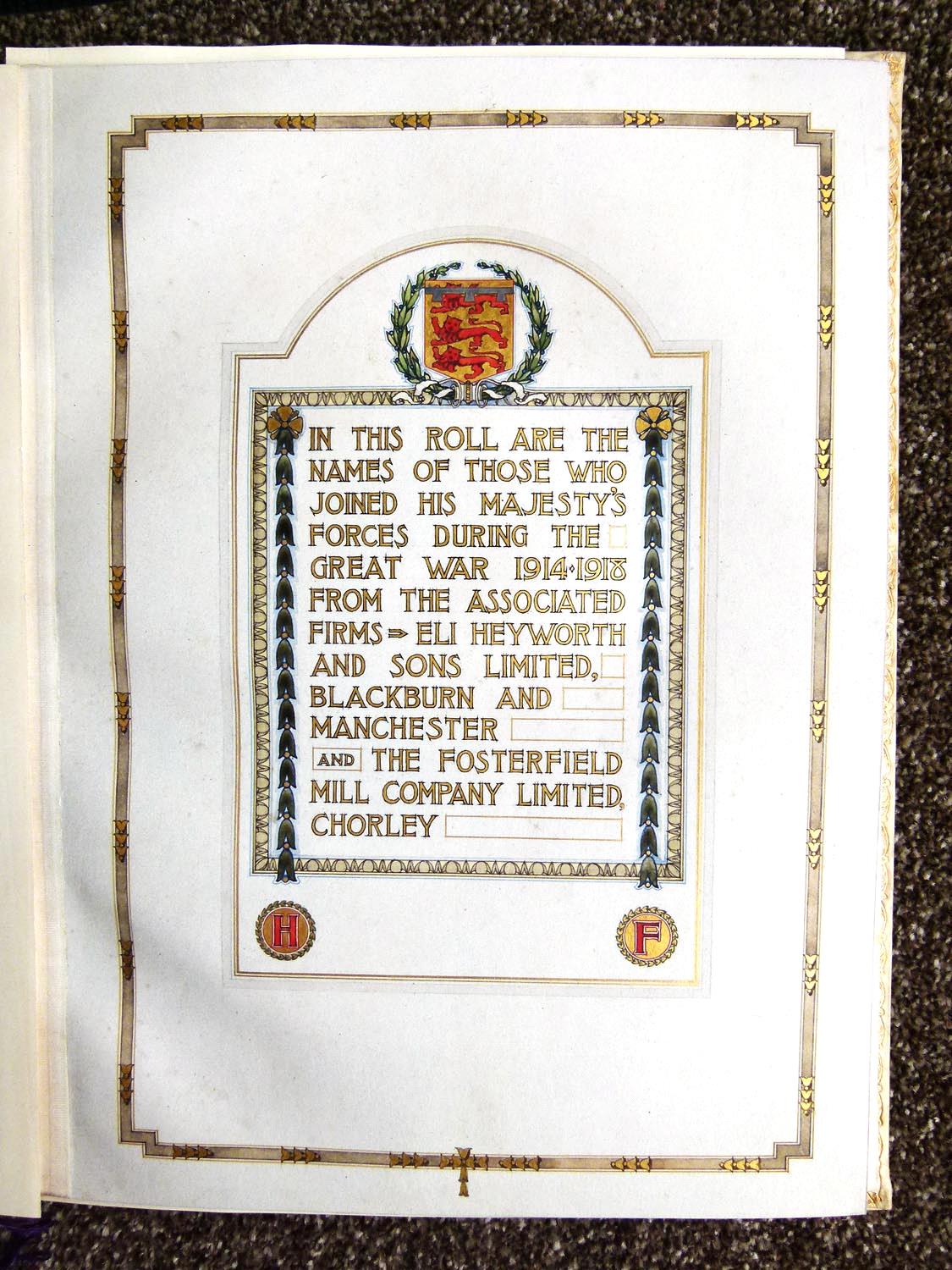 Eli heyworth Roll of Honour B Houghton.jpg