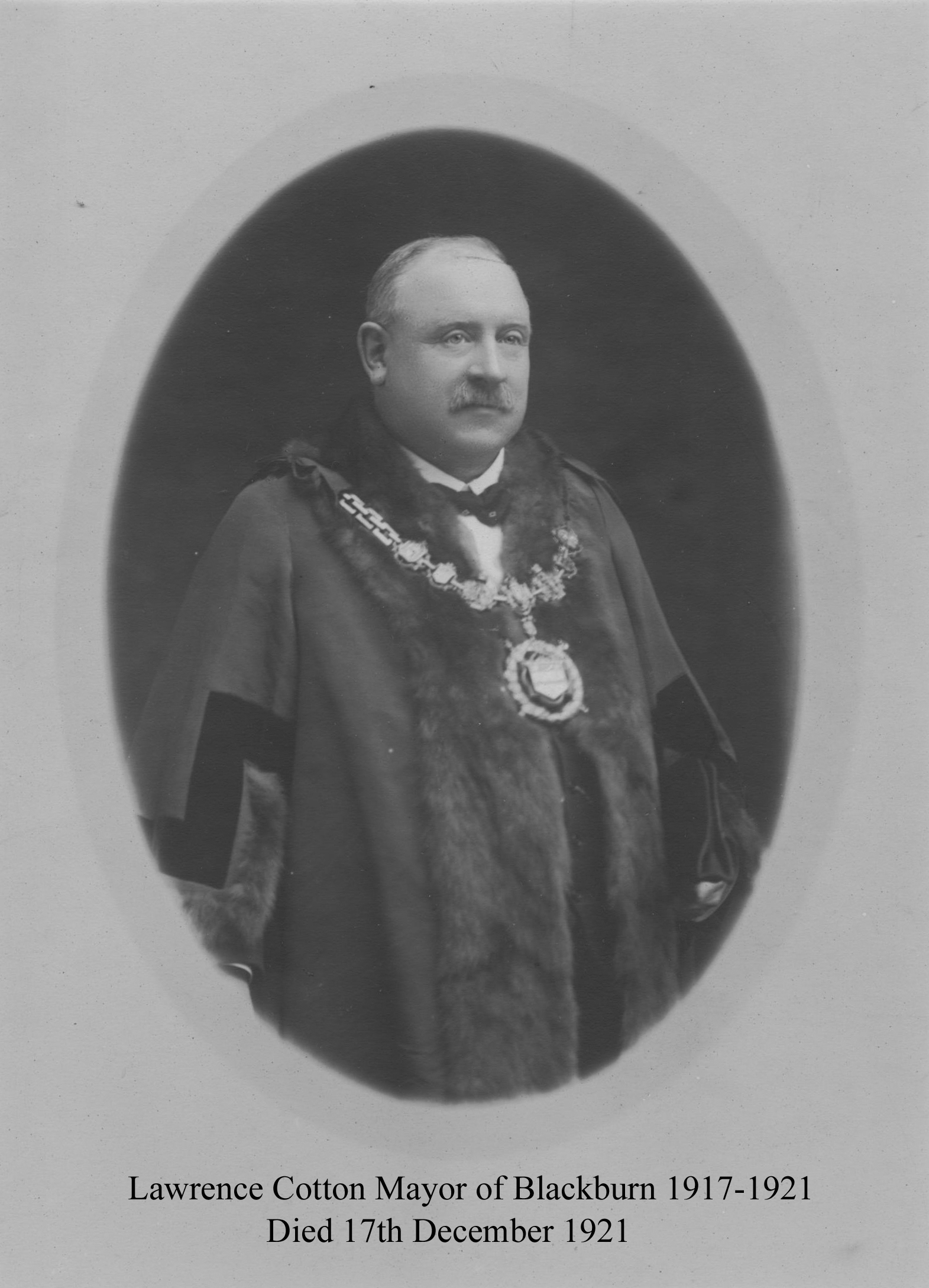 053 Lawrence Cotton Mayor of Blackburn 1958-1959.jpg
