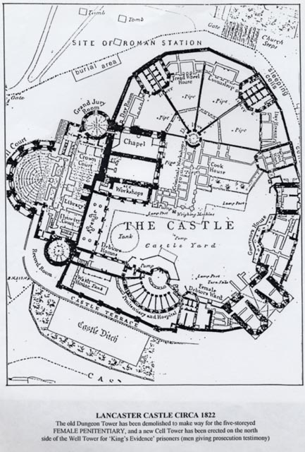 Lancaster Castle Circa 1822.jpg