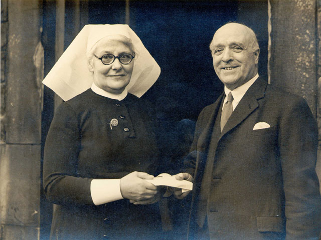 Matron QPand Alderman John Shorrock 1950s.jpg